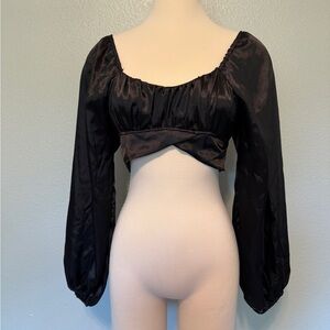 Rue21 Black Crop Top‎
